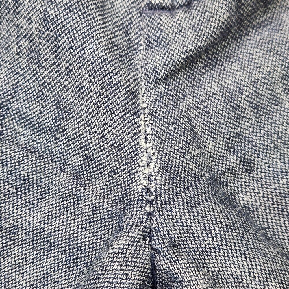 Banana Republic Mason Athletic Tapered Pants Men's 33x30 Linen Blend Gray Chino - Picture 7 of 8